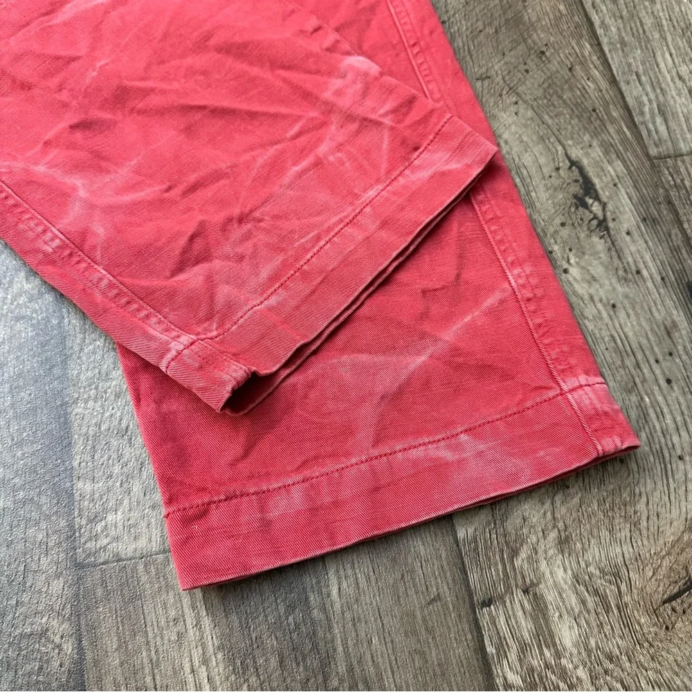 Polo Ralph Lauren Salinger Chino Straight Fit Red Dyed Pants Men Size 38/30